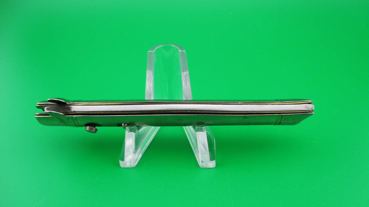 z Edgemaster Silver Bowtie All metal 1940s Vintage automatic knife