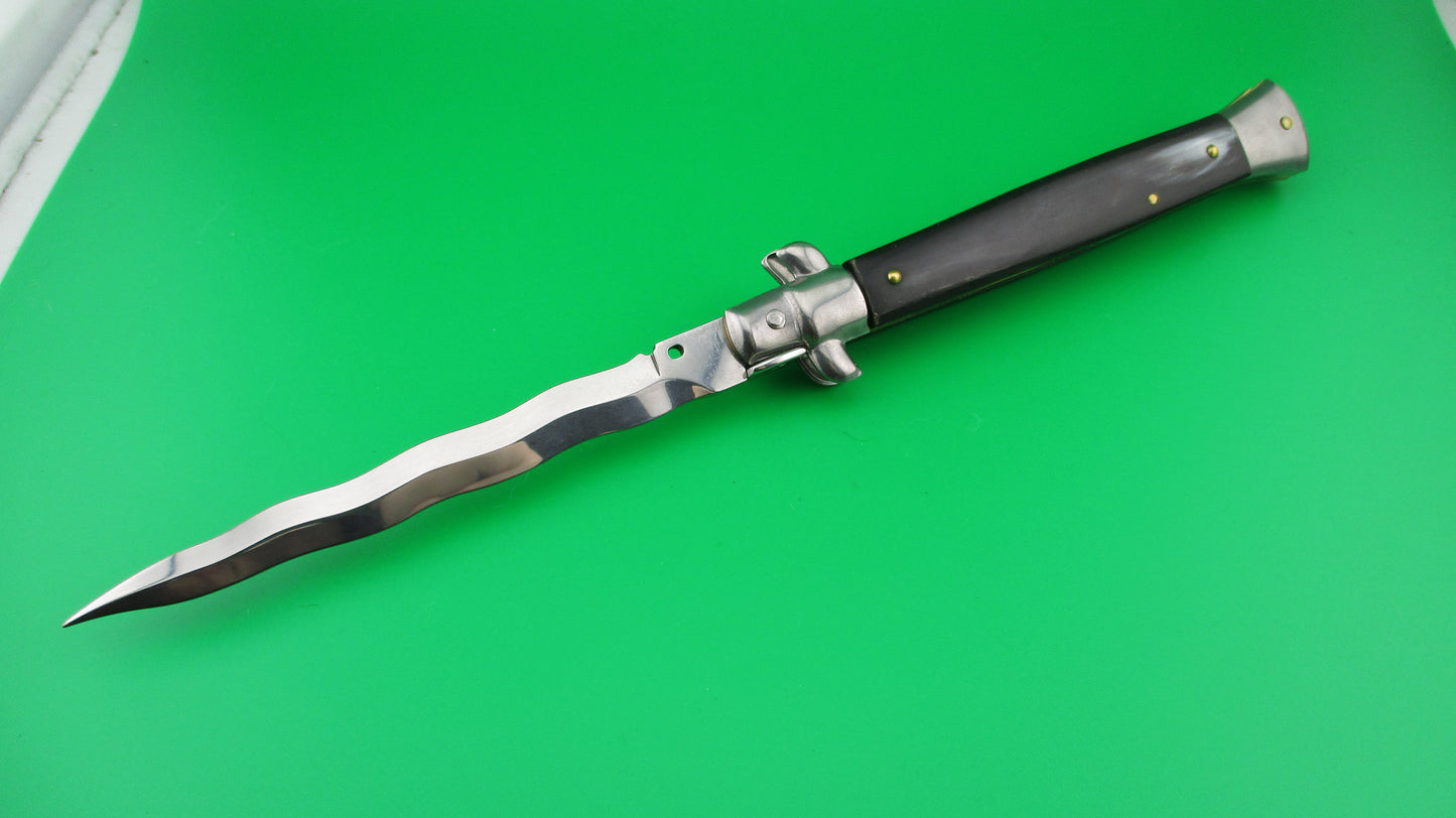 Frank B Italy 28cm Italian Kris Stiletto Switchblade knife