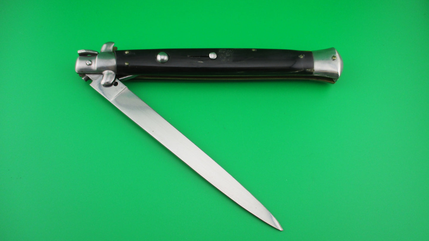 INOX 33cm Italian Stiletto swivel bolster automatic knife
