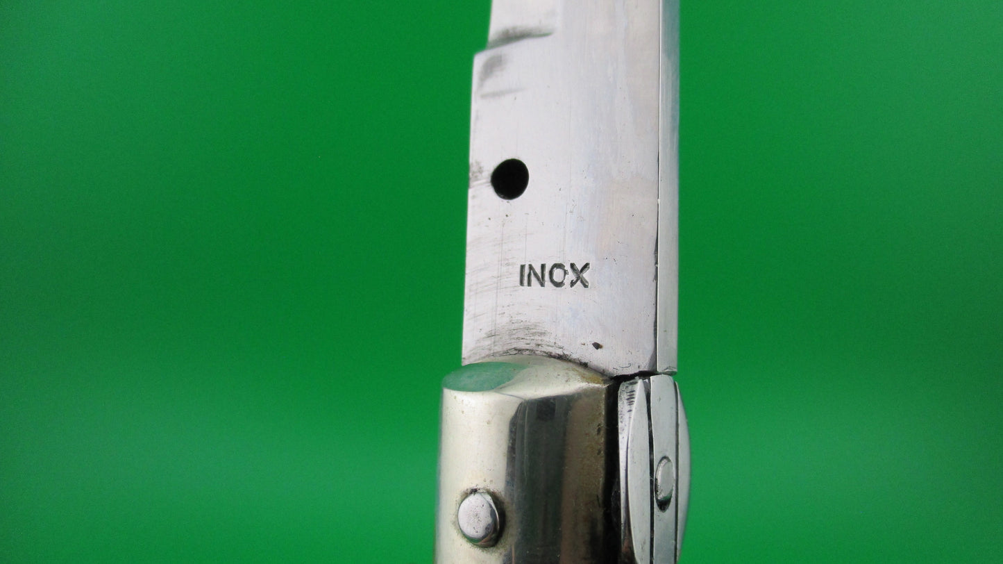 INOX 28cm Italian Picklock 1950s vintage bayonet blade automatic knife