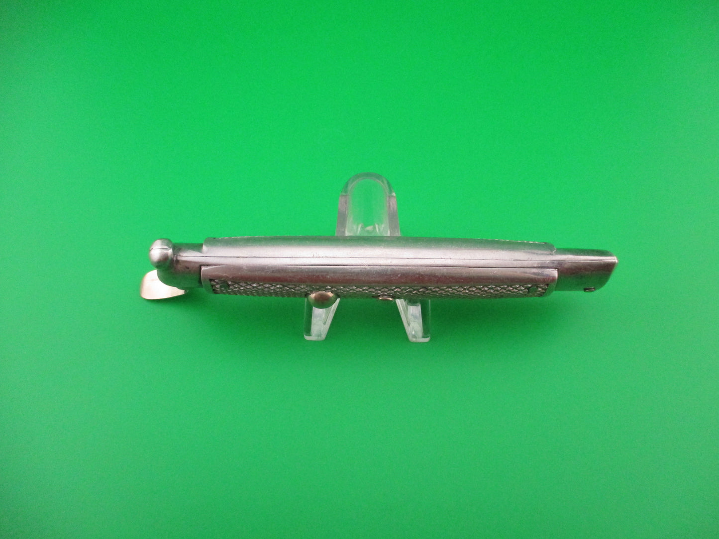 C JUL HERBERTZ IMPORT 21cm Italian Trapdoor OTF 1960s Vintage Aluminum automatic knife