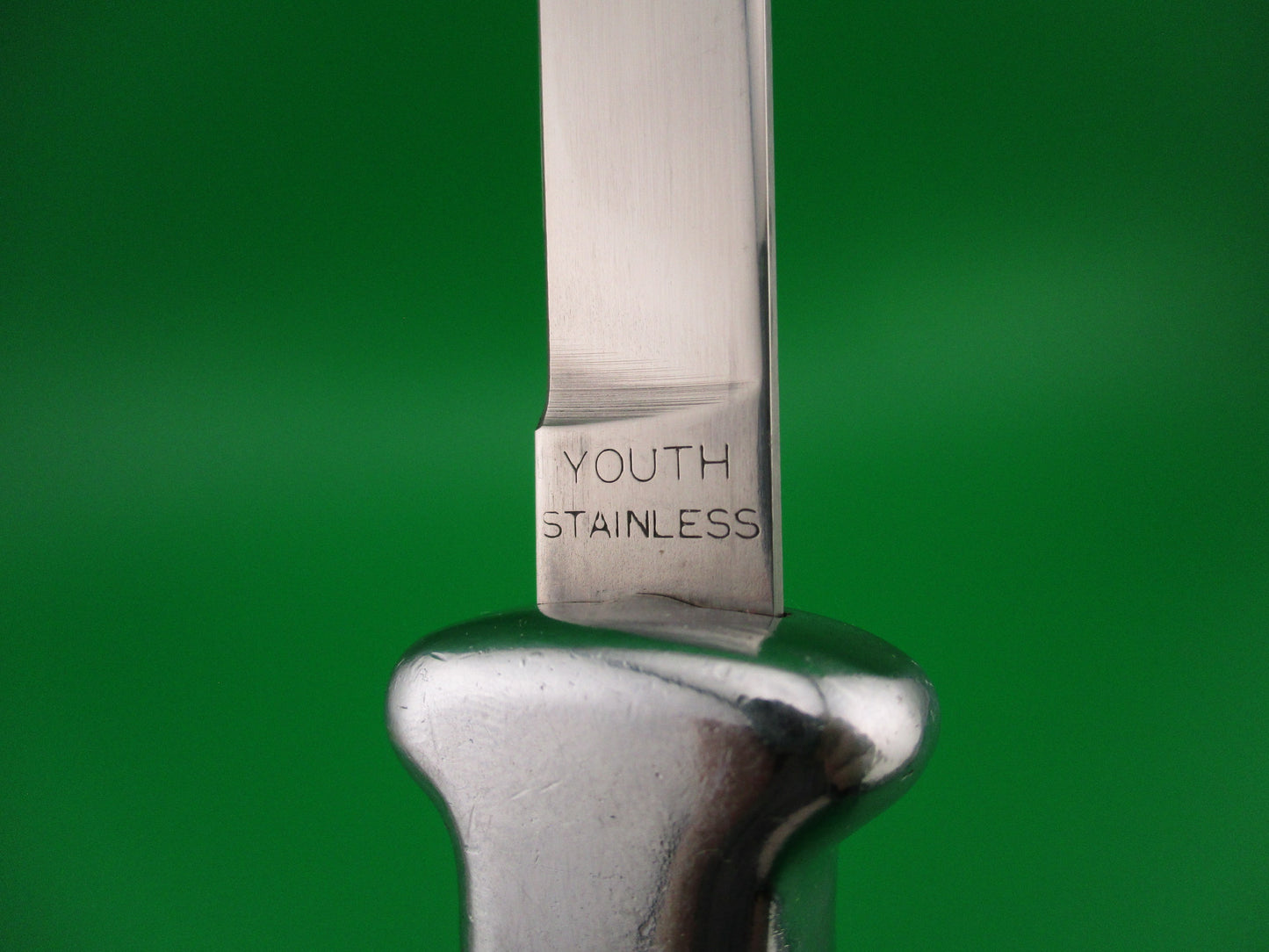 YOUTH STAINLESS 21cm Green OTF DA Vintage NATO MILITARY 1990s Chef's hat automatic