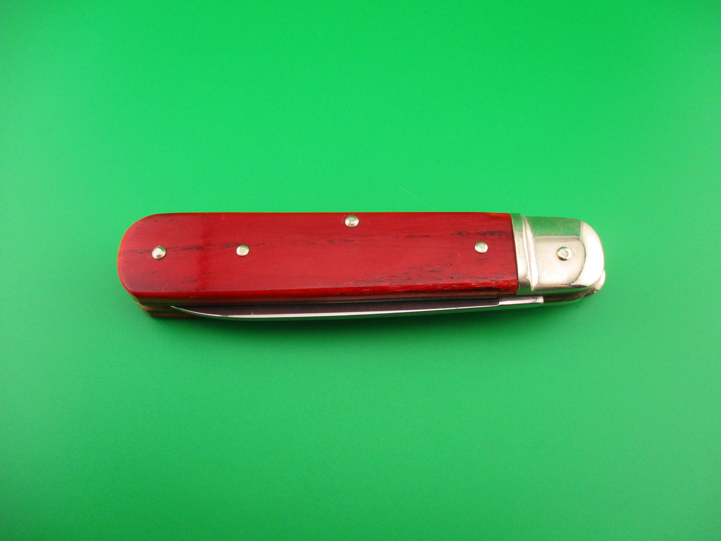 z BOKER TREE BRAND CLASSIC 712 11cm German Lever automatic knife Red bone