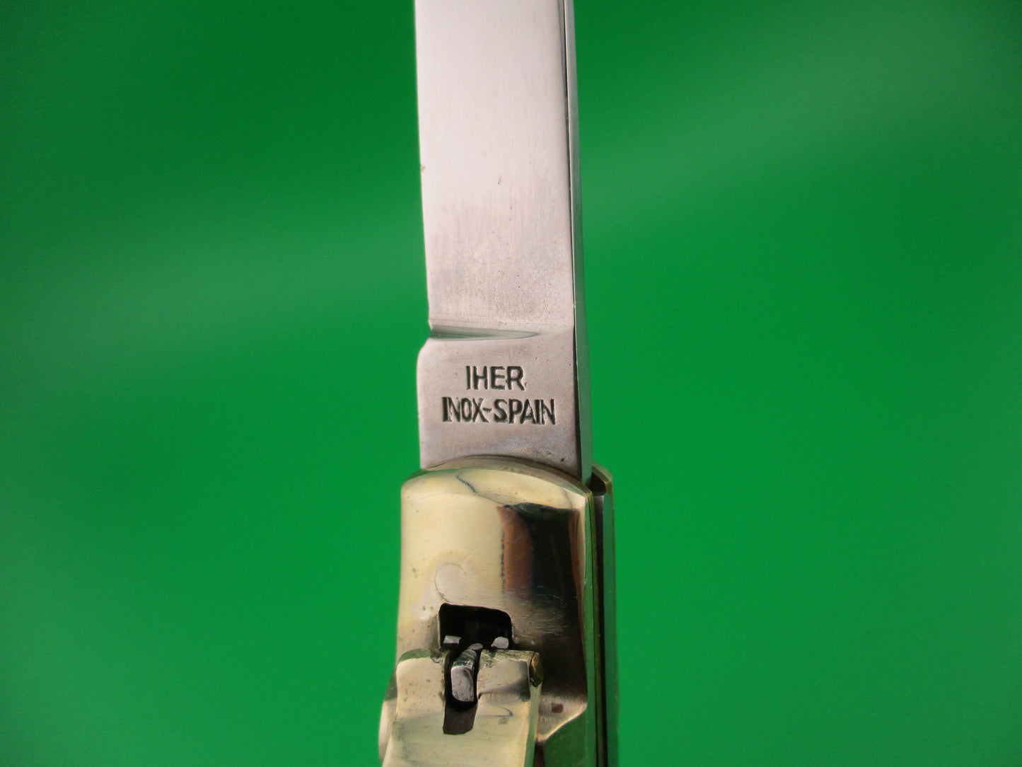 IHER INOX SPAIN 15cm Spanish Lever Vintage black automatic knife