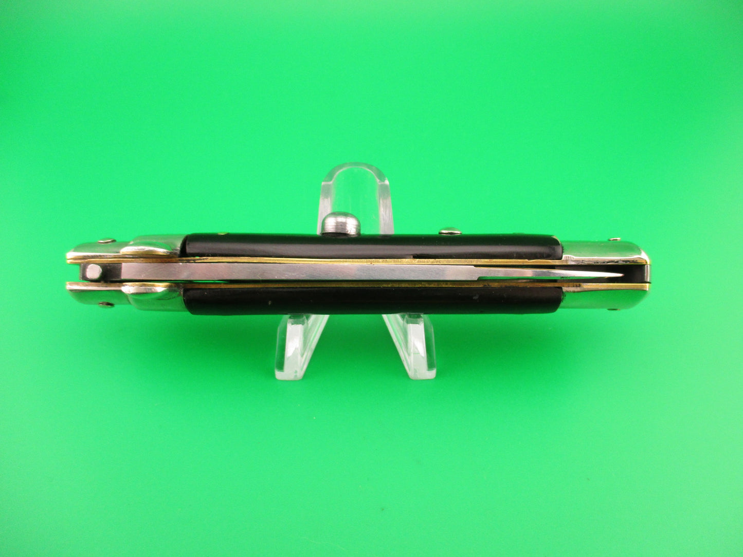 C. Jul Herbertz IMPORT 23cm Italian Transitional Stiletto horn switchblade knife NOS