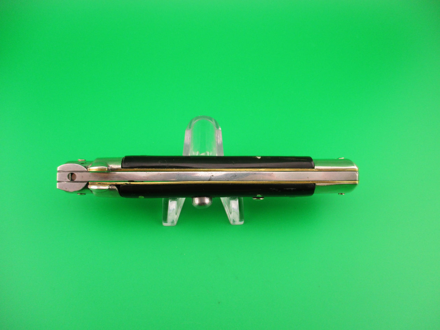 C. Jul Herbertz IMPORT 23cm Italian Transitional Stiletto horn switchblade knife NOS