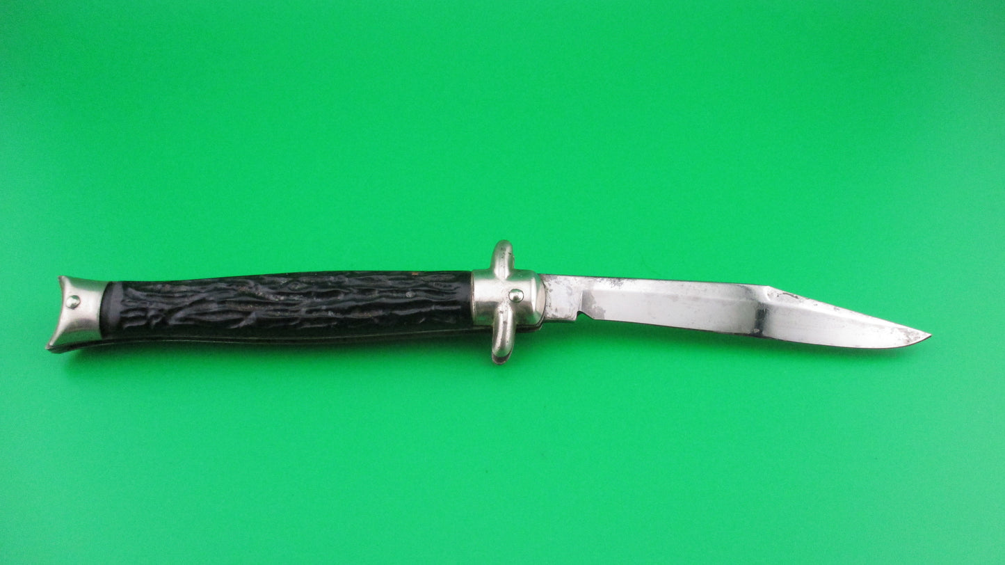 z Colonial SHUR-SNAP Fishtail (bowtie) Black switchblade knife