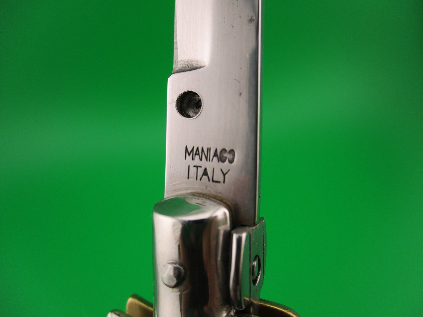 MANIAGO ITALY 18cm Italian Picklock Horn Stiletto automatic knife