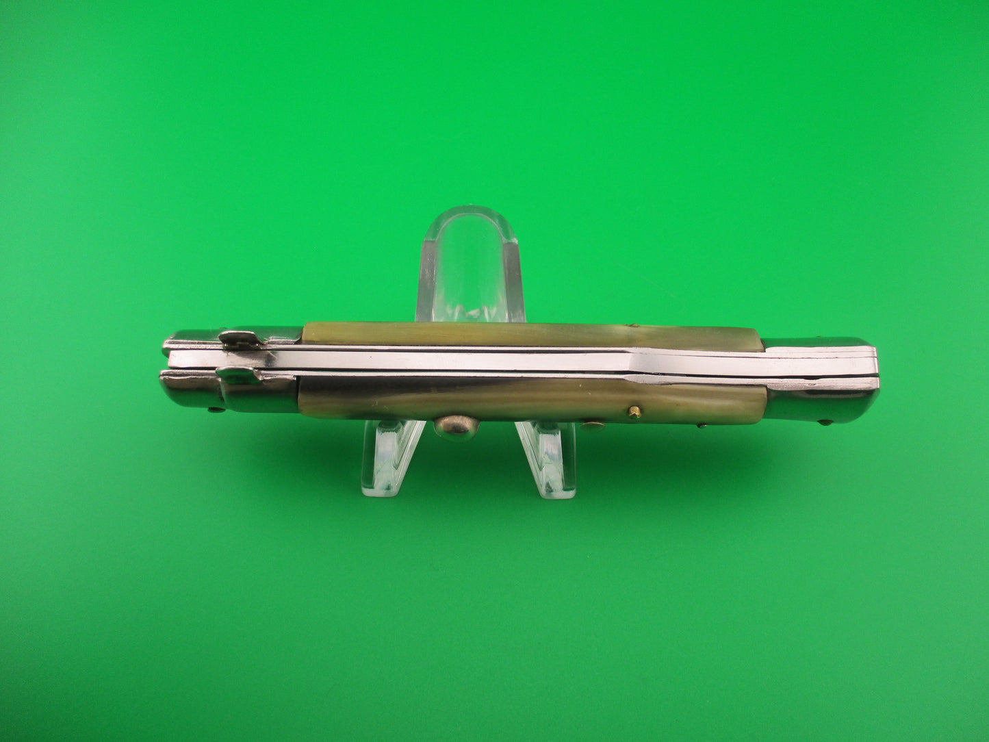 INOX 20cm Italian BOBC 1960s Wasp body Sparrow wing horn Vintage automatic knife