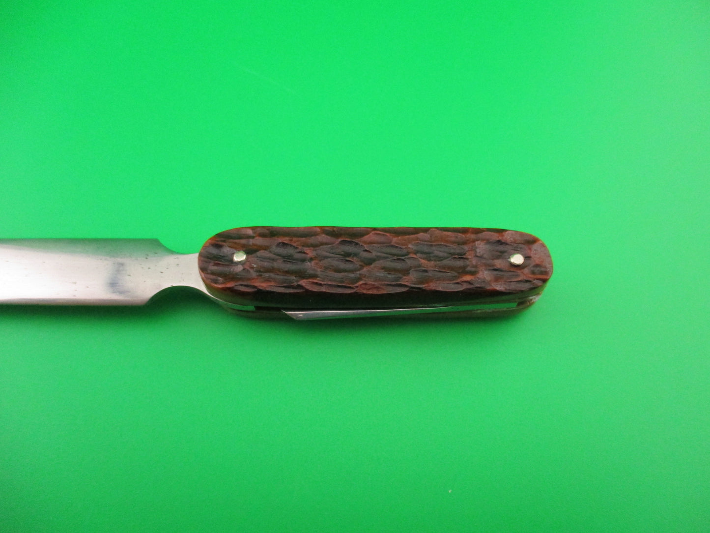 Shapleigh Customized Jigged bone Vintage Letter Opener switchblade knife