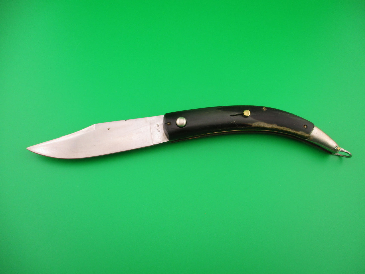 INOX 22cm Italian Vintage 1960s CATALANA curved automatic knife