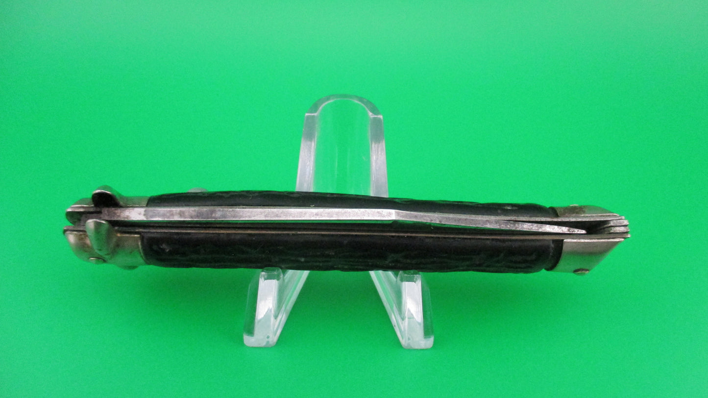 z Colonial SHUR-SNAP Fishtail (bowtie) Black switchblade knife