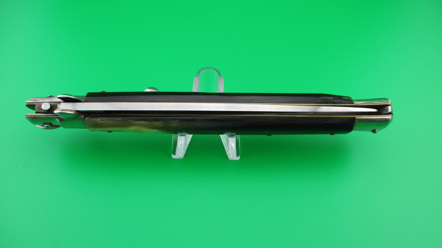 INOX 33cm Italian Stiletto swivel bolster automatic knife