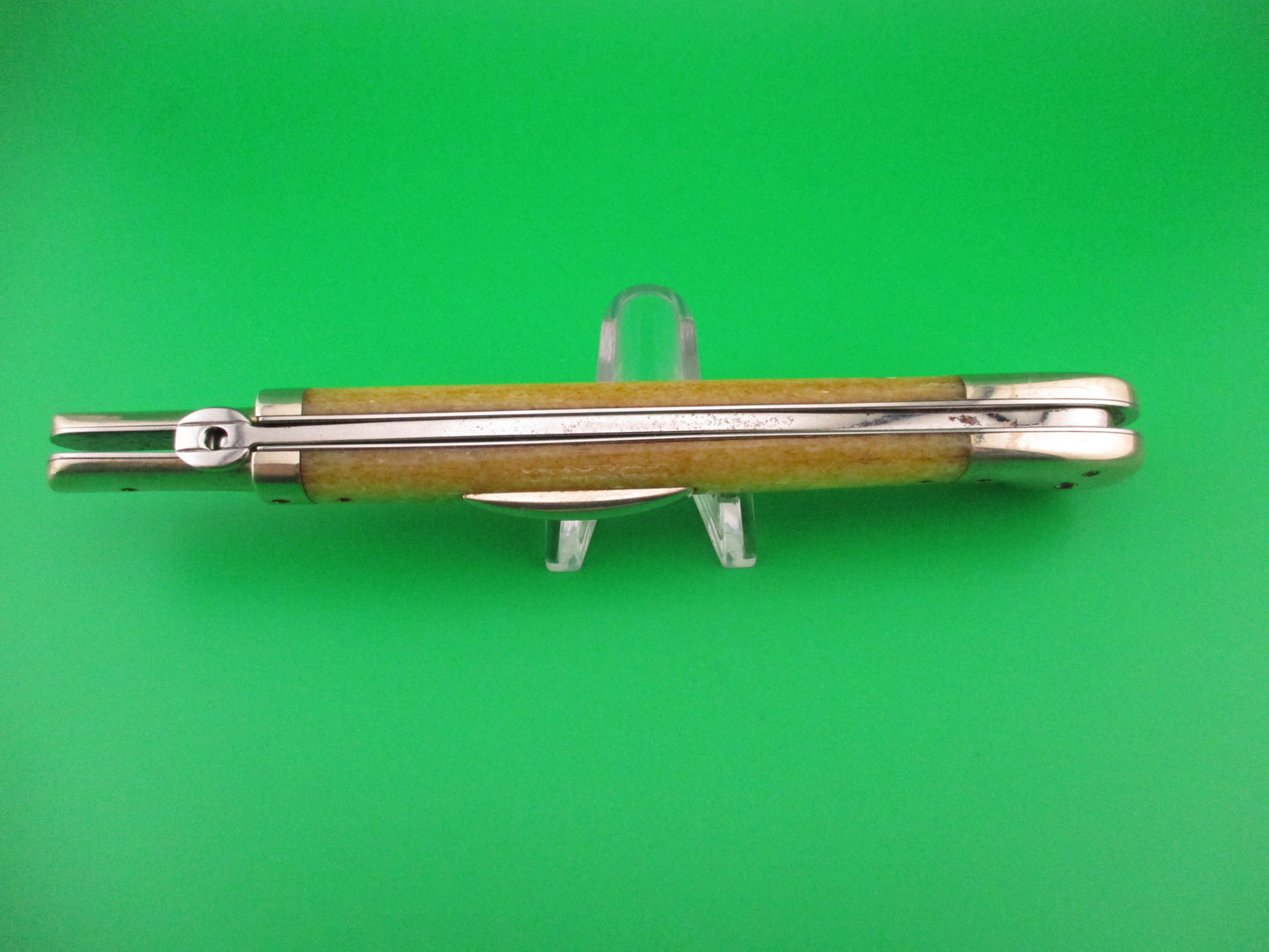 Lee C Reynolds 28cm Mosaic Pearl Picklock Custom Automatic knife