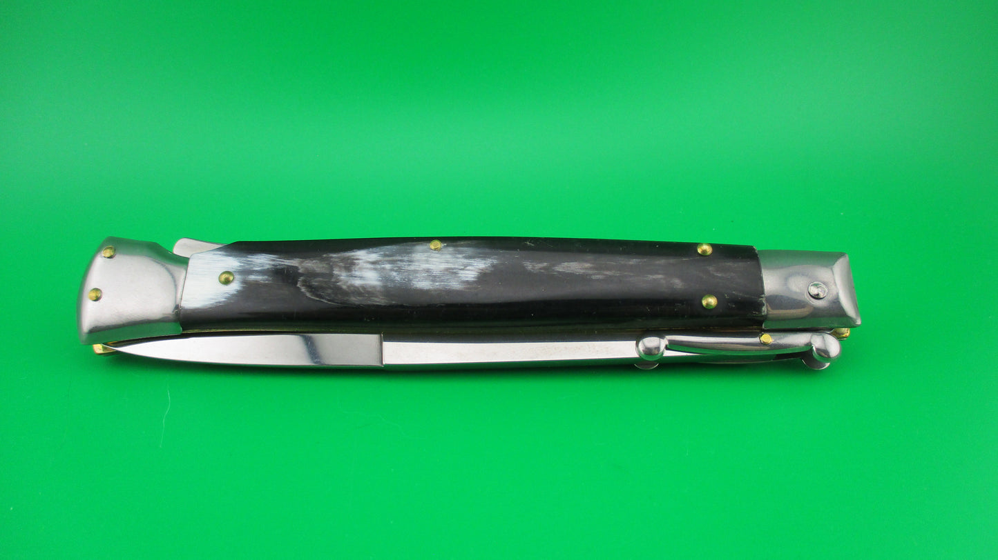 FRANK B 28cm Italian Swing Guard horn automatic knife like new