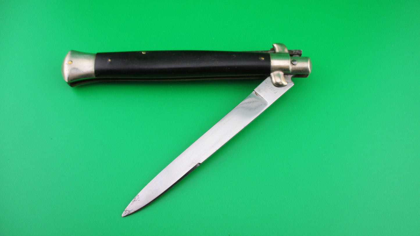 INOX 4 PATENT 27cm Vintage Italian Stiletto BOBC Black automatic knife