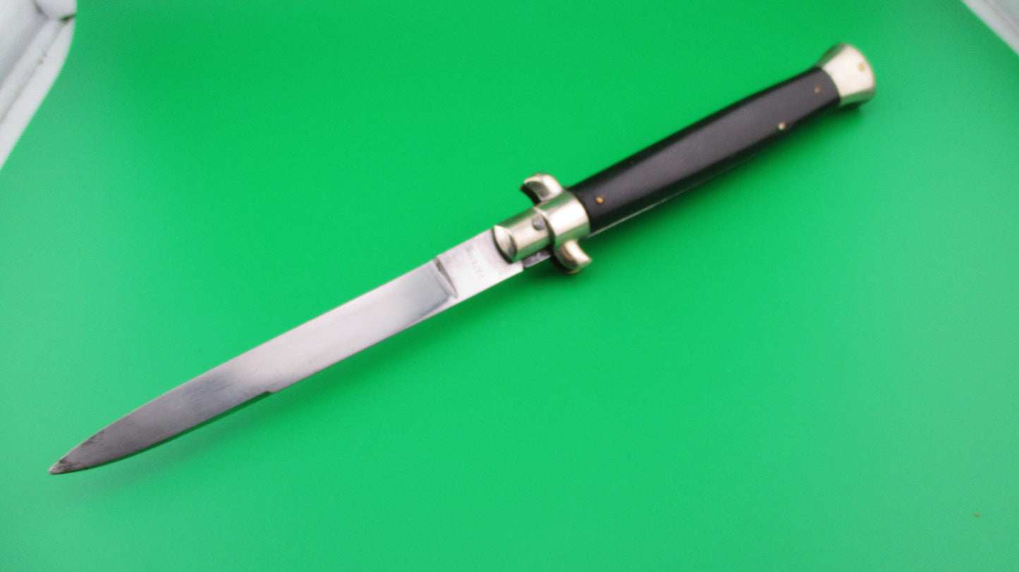 INOX 4 PATENT 27cm Vintage Italian Stiletto BOBC Black automatic knife