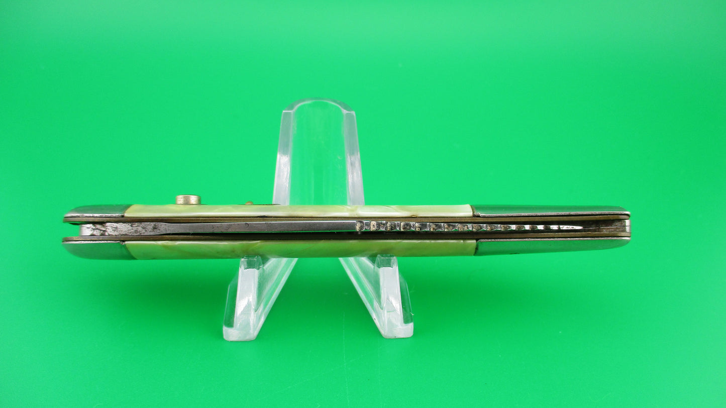 Hammer Brand Imperial Toothpick Fisherman's Switchblade knife w/ Scaler blade