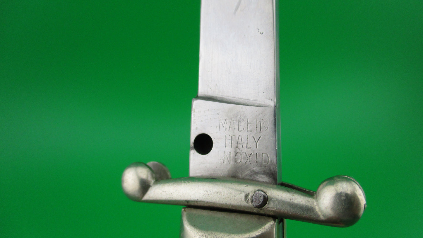 MADE IN ITALY INOXID 21cm Italian Stag Swing guard 60s vintage switchblade knife