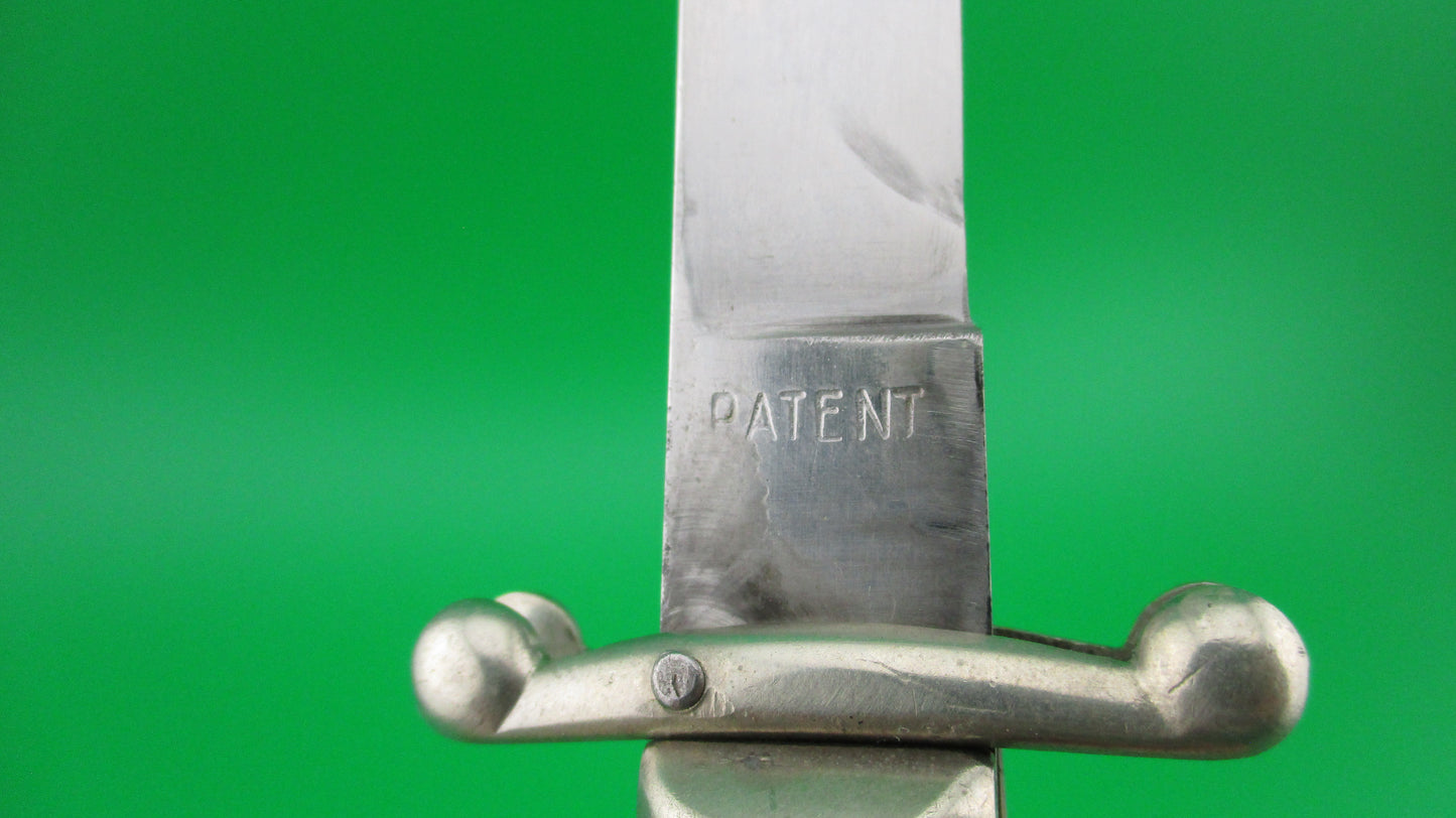 MADE IN ITALY INOXID 21cm Italian Stag Swing guard 60s vintage switchblade knife