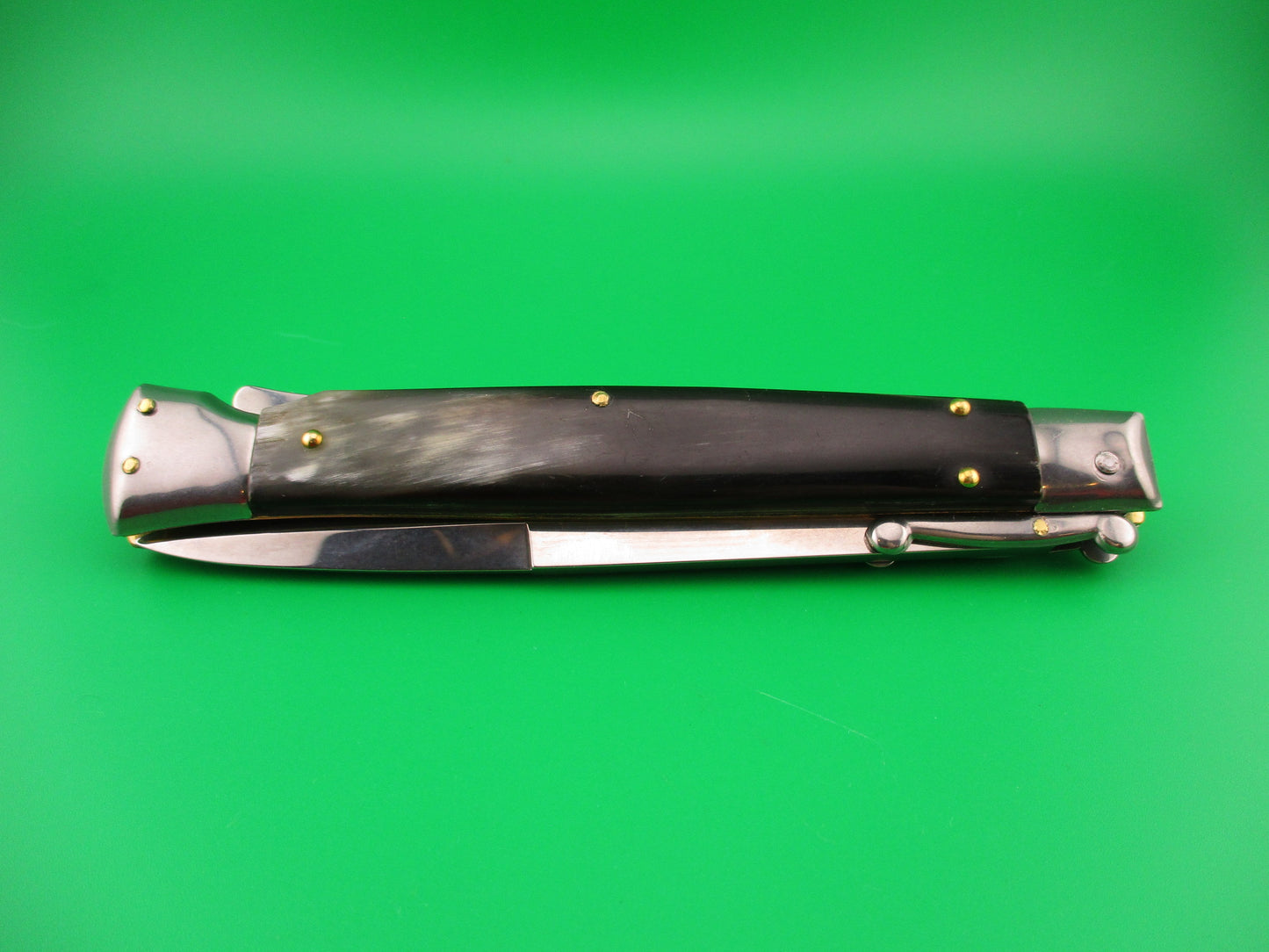 FRANK B ITALY 28cm Italian Swing Guard Brazilian horn automatic knife