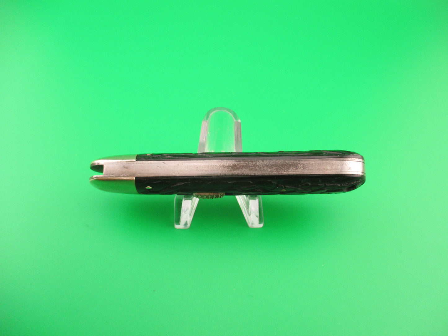 FLYLOCK #12000 Scout Clip blade Antique Automatic knife made in USA