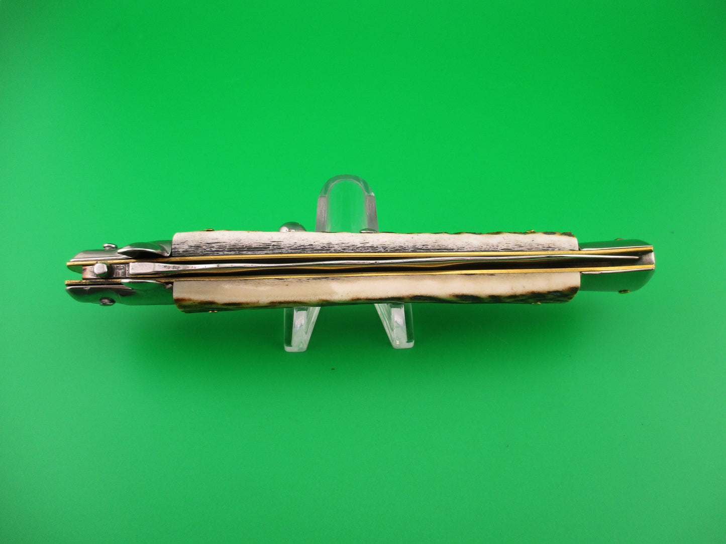 STILETTO ITALY 28cm Italian Stiletto KRIS Stag automatic knife