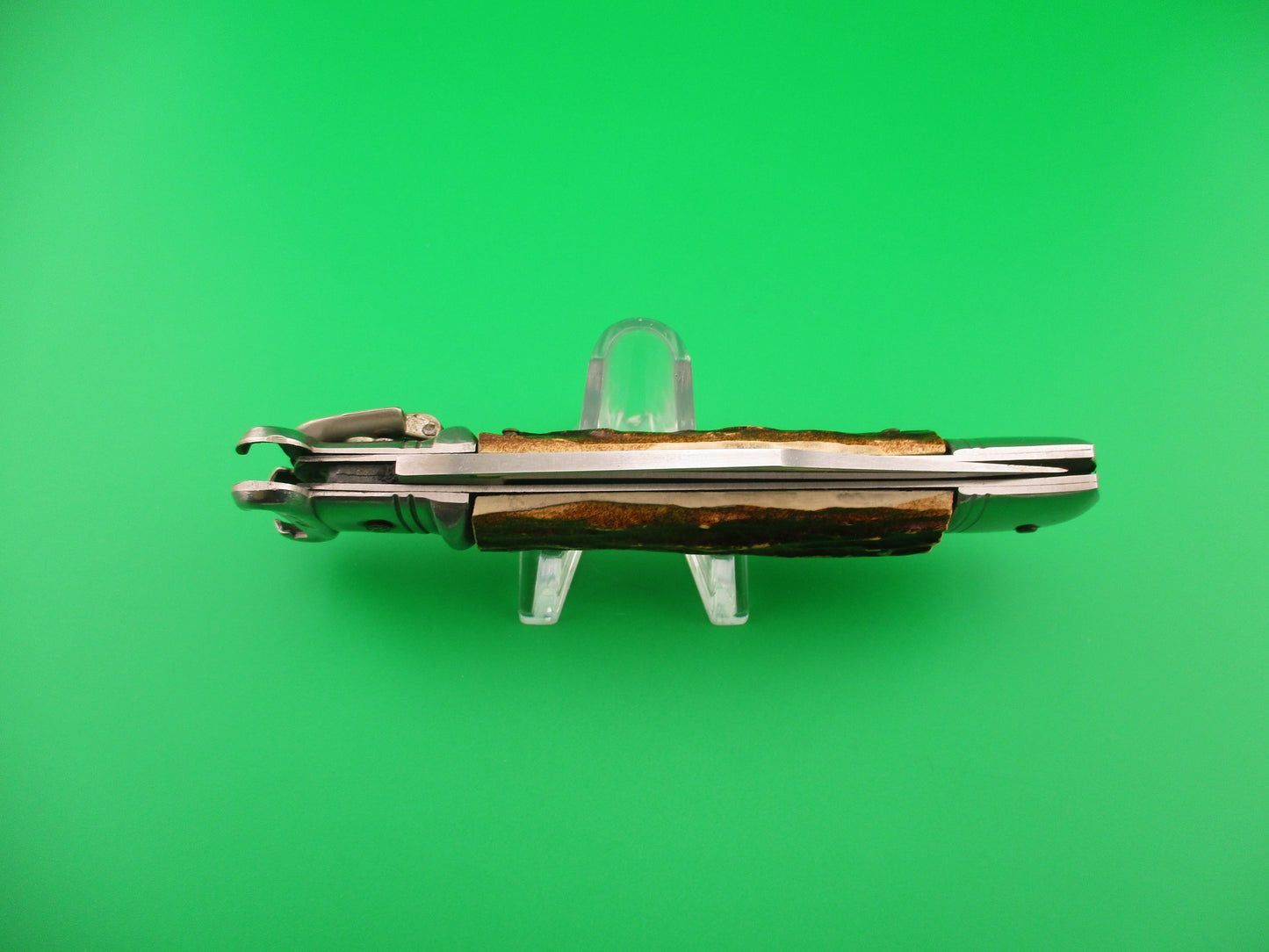 Rostfrei 20cm Italian Shell Puller Stag Lever Johnny Cade style switchblade