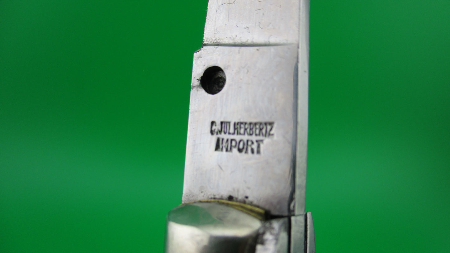 z C JUL HERBERTZ IMPORT 21cm Italian NOS Stag Transitional Swivel bolster switchblade