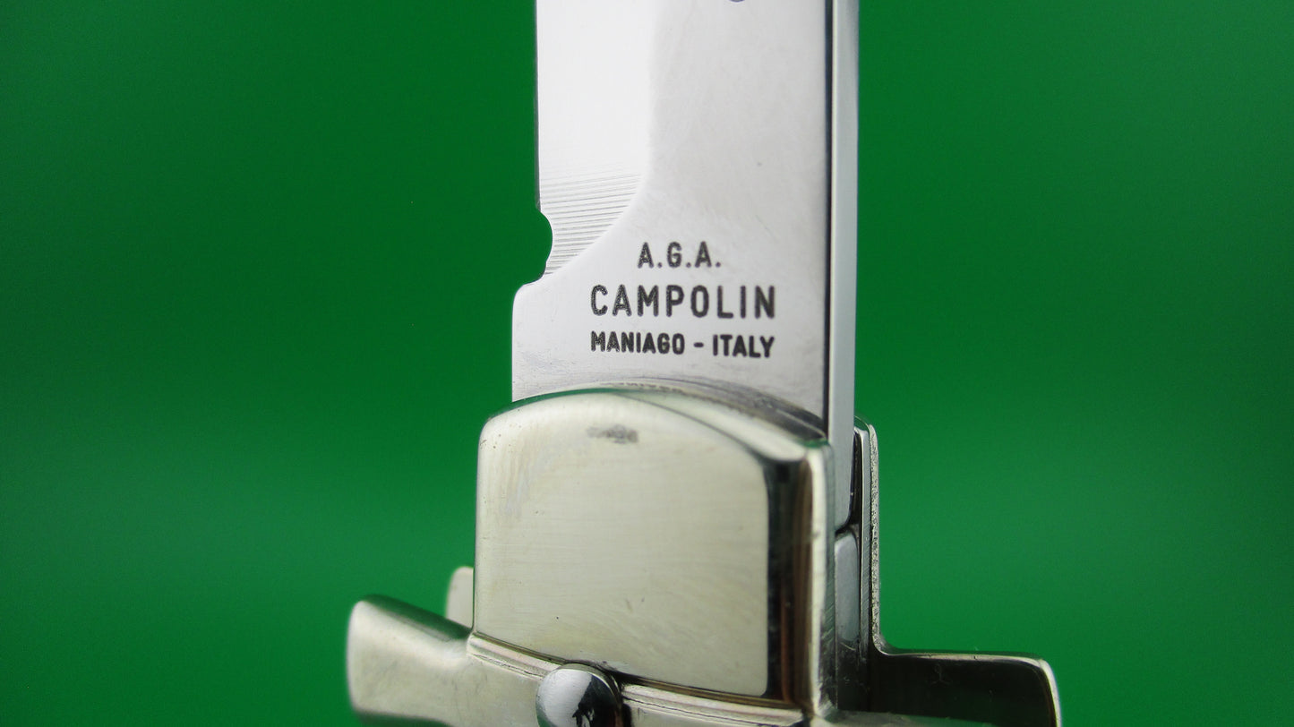 z AGA CAMPOLIN 23cm Dominus Italian Lever release automatic knife NIB