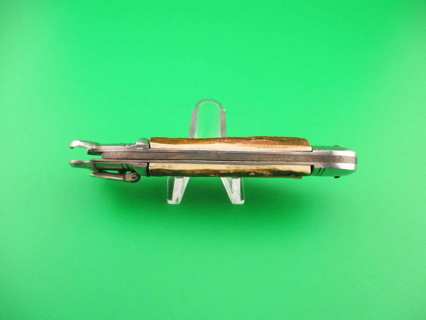 Rostfrei 20cm Italian Shell Puller Stag Lever Johnny Cade style switchblade