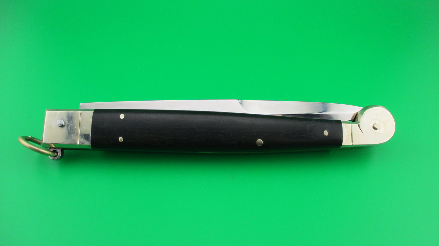 AGA CAMPOLIN 30cm Sicilian Ring Pull Ebony automatic knife 2013