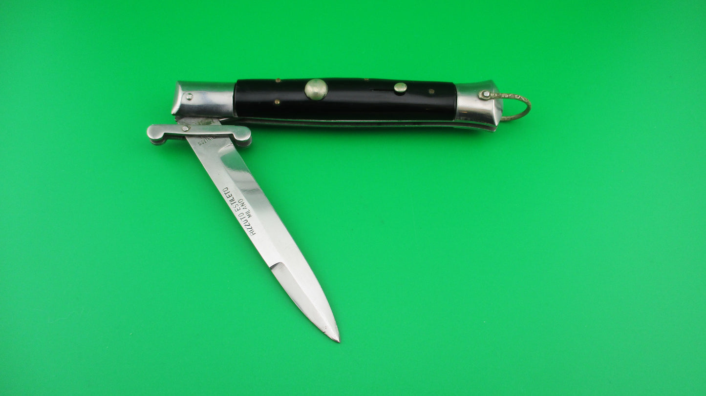 Rizzuto Style STAINLESS STEEL 22cm Japanese Swing Guard automatic knife