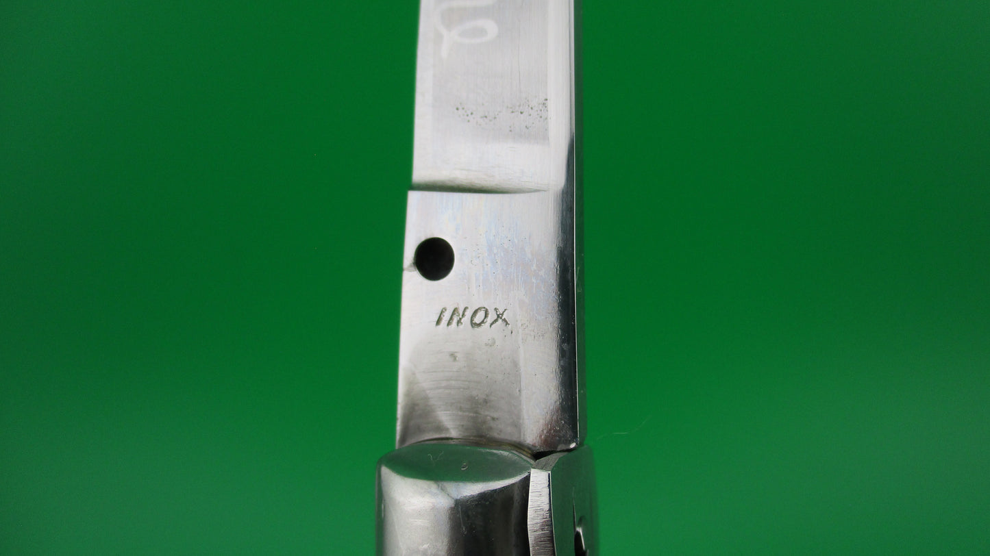 INOX 20cm Italian Stiletto Vendetta Corsa Rams horn automatic knife