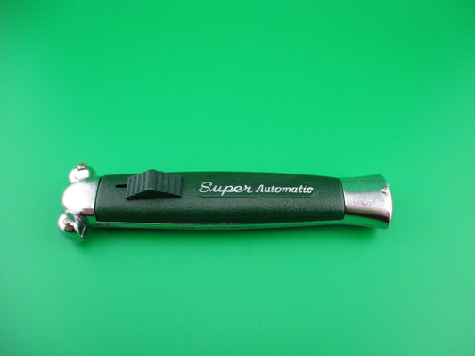 z Rare GREEN SUPER AUTOMATIC vintage OTF da STAINLESS STEEL