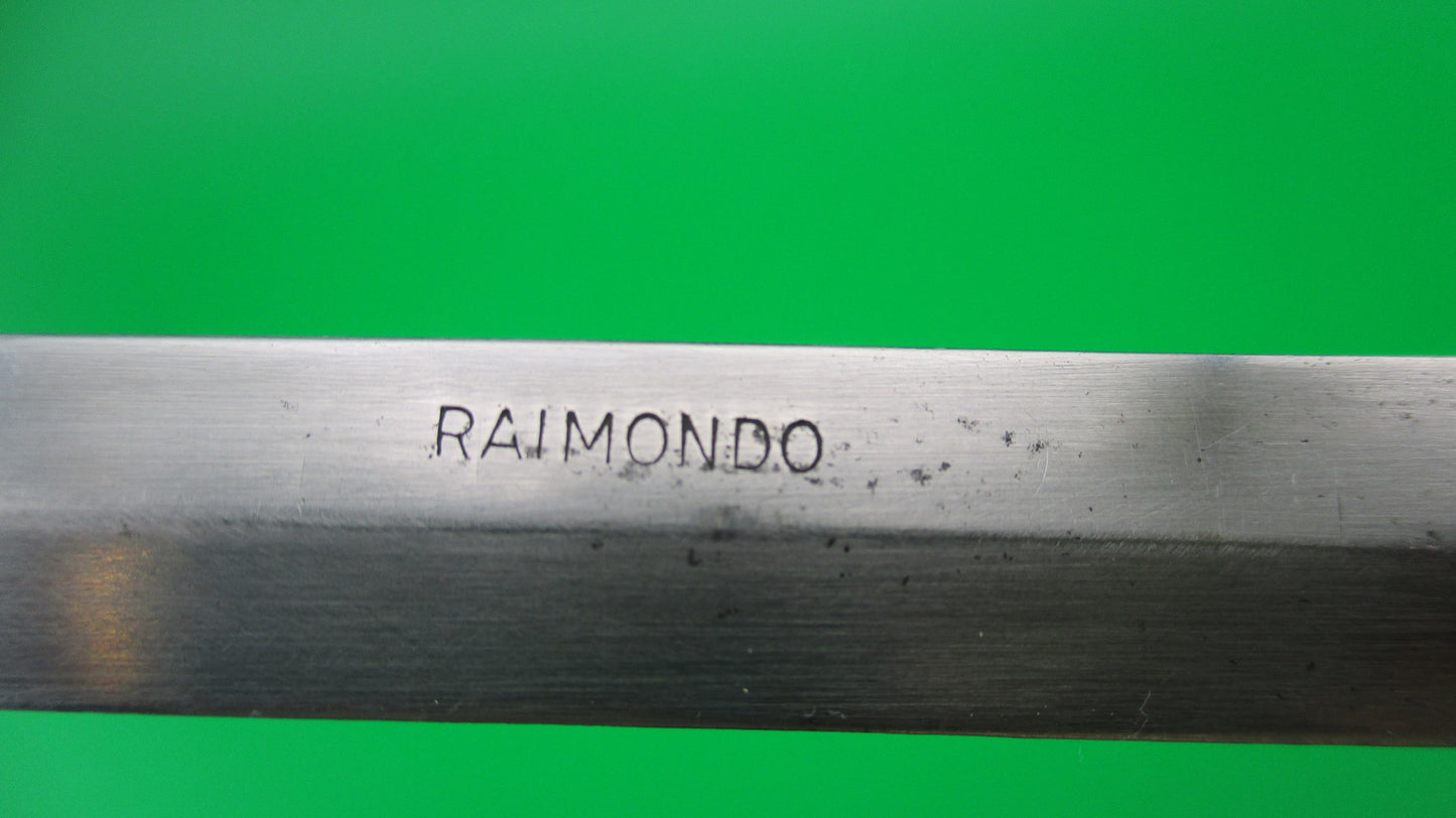 RAIMONDO SPRING ROSTFREI 28cm Italian Picklock Vintage 1950s automatic knife Pearlescent horn