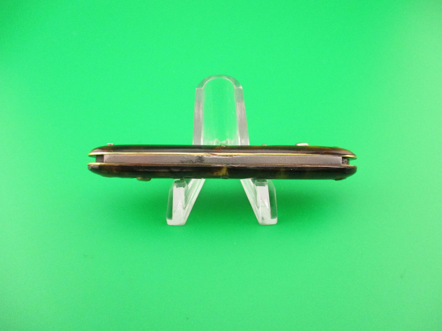 WADE & BUTCHER Schrade contract Double Tortoise celluloid vintage switchblade knife