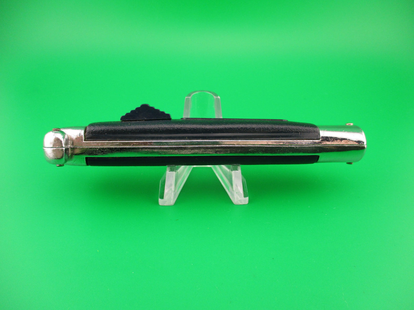 STAINLESS STEEL 21cm RARE Blue Super Automatic OTF DA vintage switchblade knife