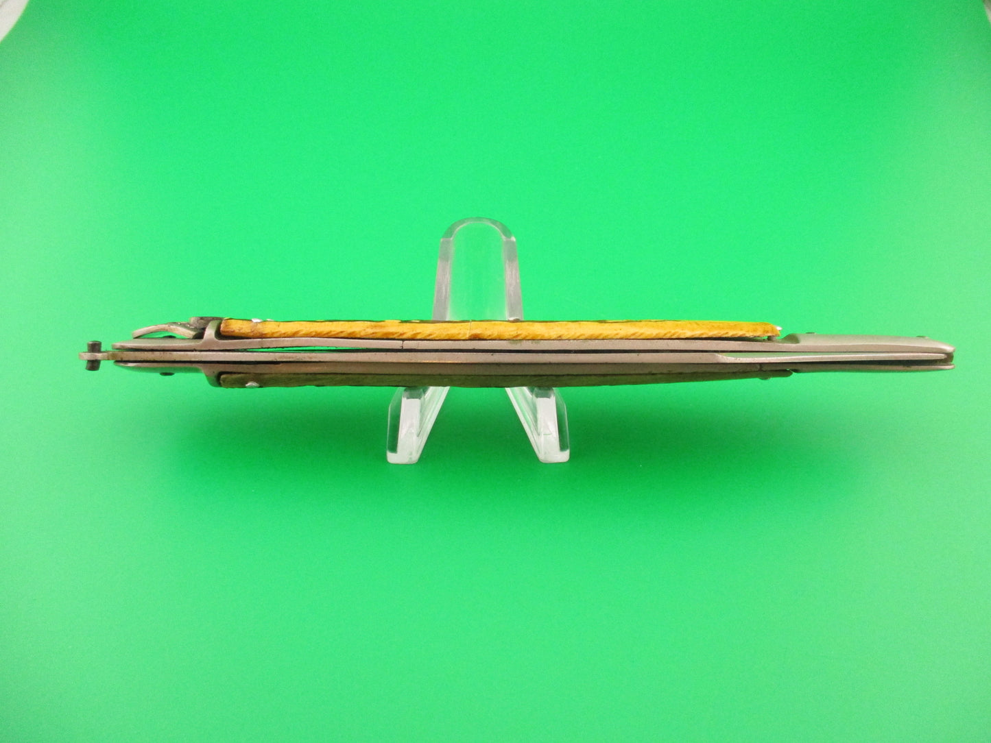 TOLEDO 30cm Spanish Toothpick Lever Faux Stag vintage automatic knife
