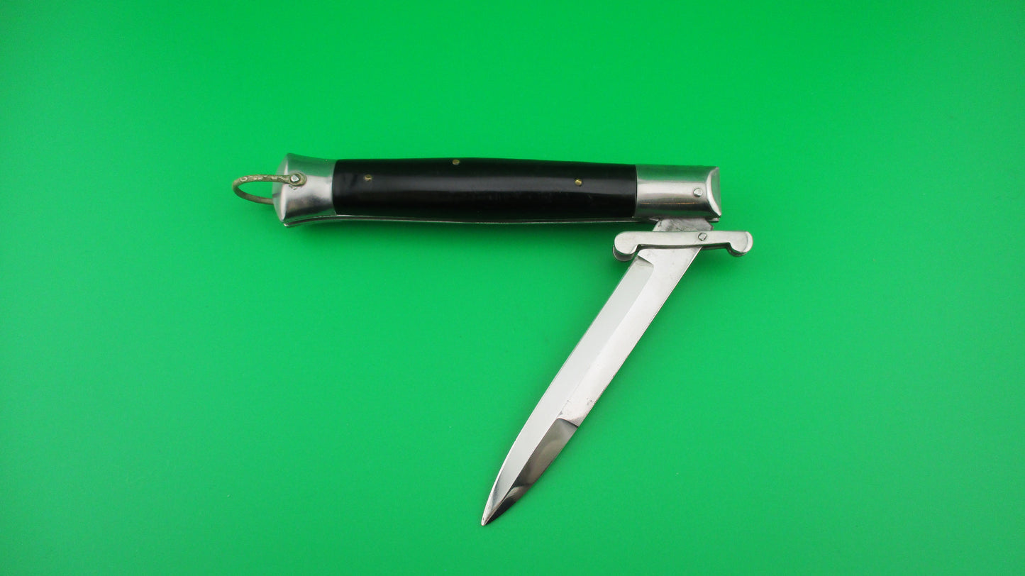 Rizzuto Style STAINLESS STEEL 22cm Japanese Swing Guard automatic knife