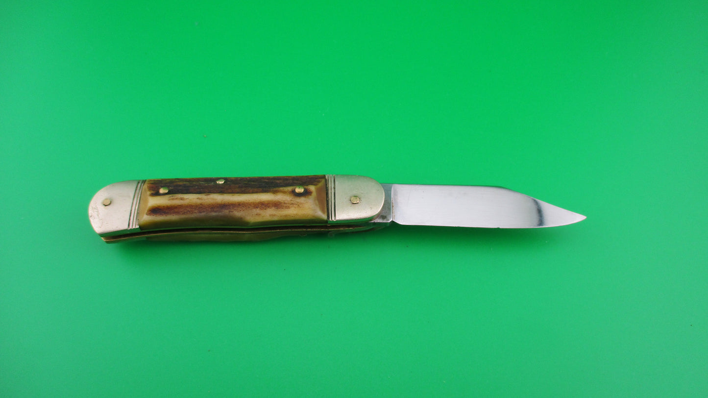 PUMA Springbock II Solingen Germany 8cm German lever stag automatic knife