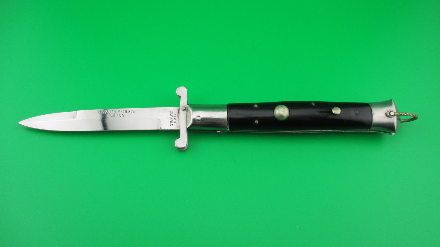 Rizzuto Style STAINLESS STEEL 22cm Japanese Swing Guard automatic knife