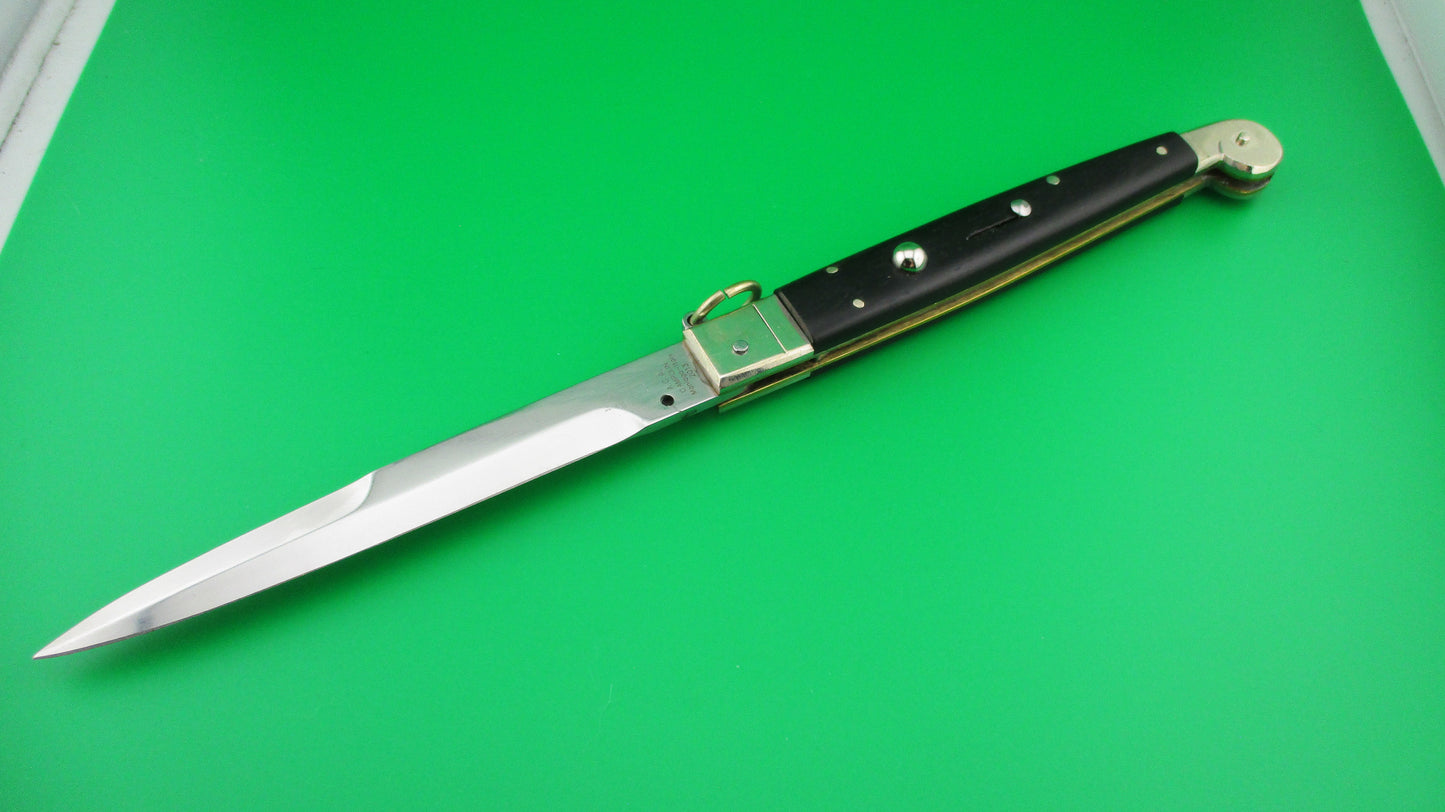 AGA CAMPOLIN 30cm Sicilian Ring Pull Ebony automatic knife 2013