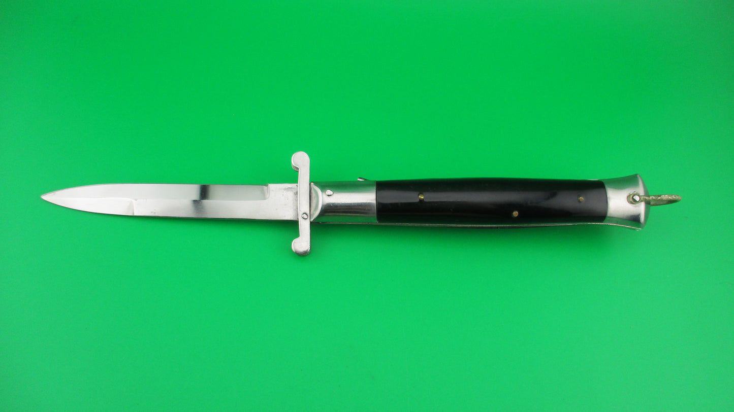 Rizzuto Style STAINLESS STEEL 22cm Japanese Swing Guard automatic knife