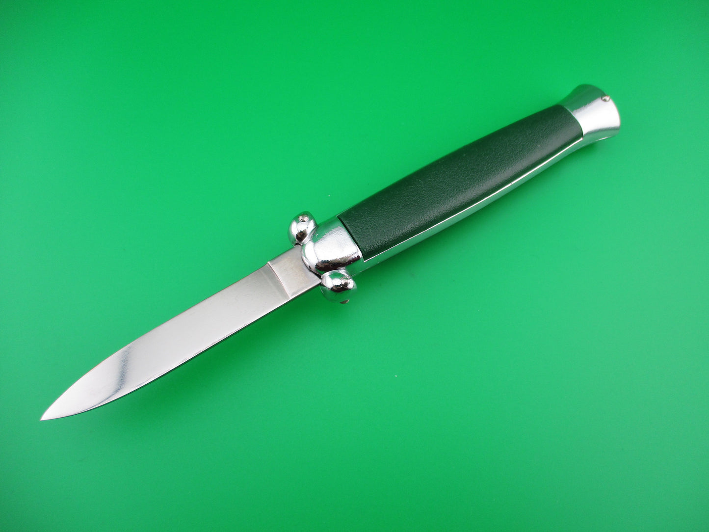 z Rare GREEN SUPER AUTOMATIC vintage OTF da STAINLESS STEEL