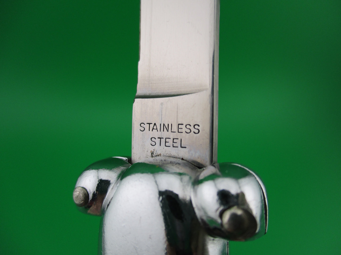 z Rare GREEN SUPER AUTOMATIC vintage OTF da STAINLESS STEEL