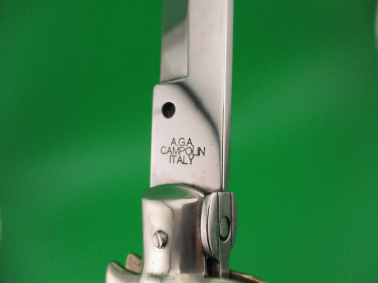 AGA CAMPOLIN ITALY 45cm Italian Stag swivel bolster 18 inch automatic knife
