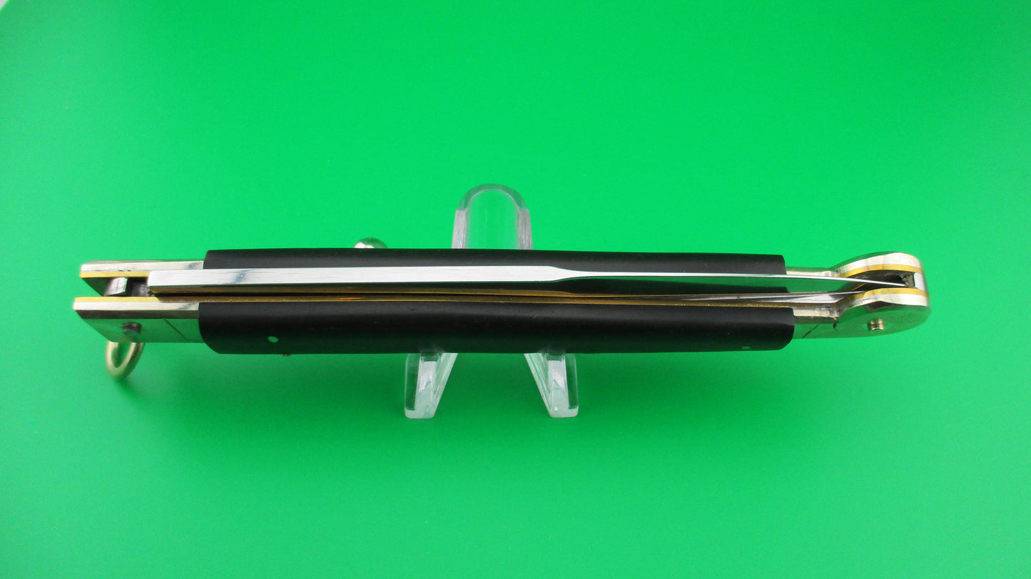 AGA CAMPOLIN 30cm Sicilian Ring Pull Ebony automatic knife 2013