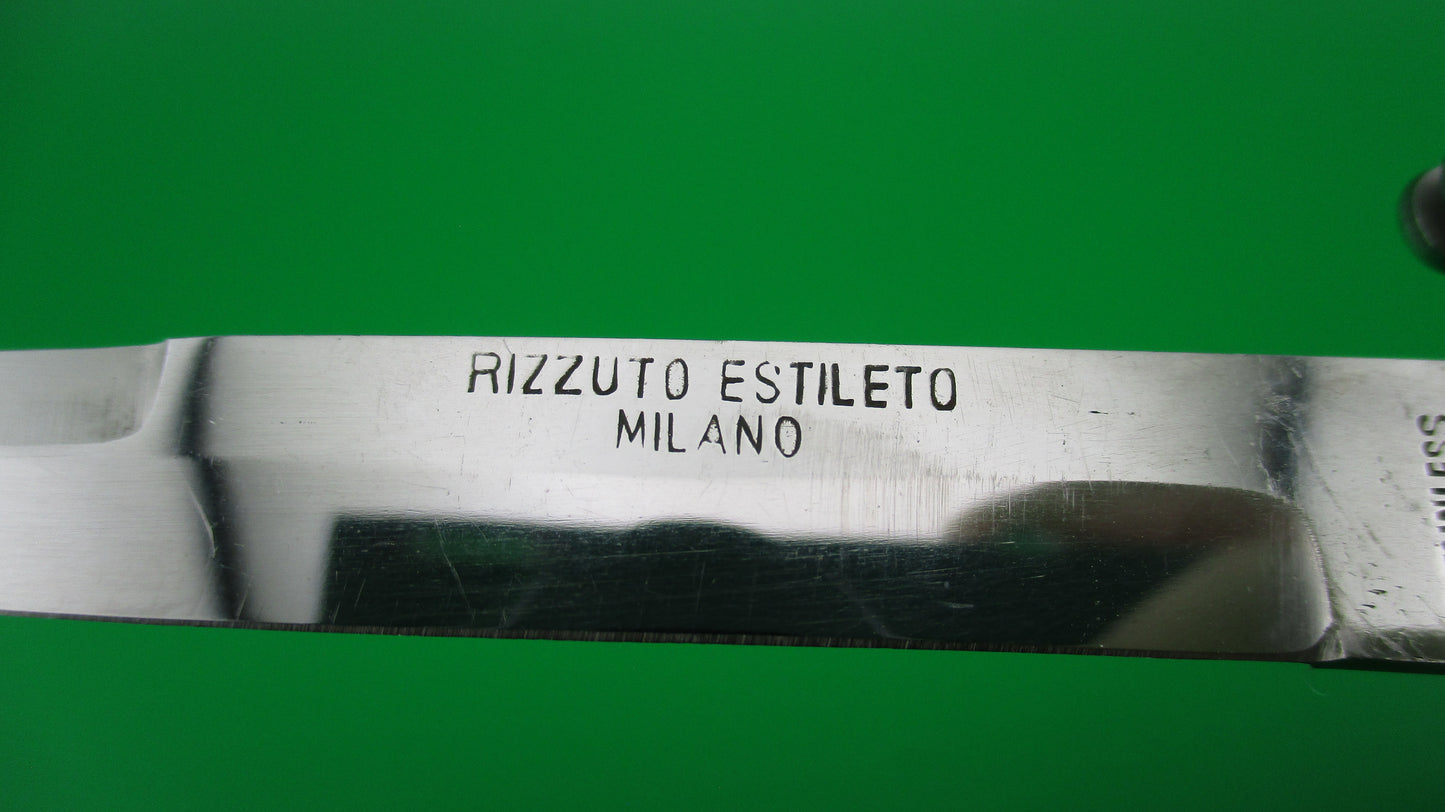 Rizzuto Style STAINLESS STEEL 22cm Japanese Swing Guard automatic knife
