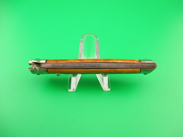 COLONIAL SHUR SNAP Bowtie 3rd Gen Caramel Vintage switchblade bowtie knife